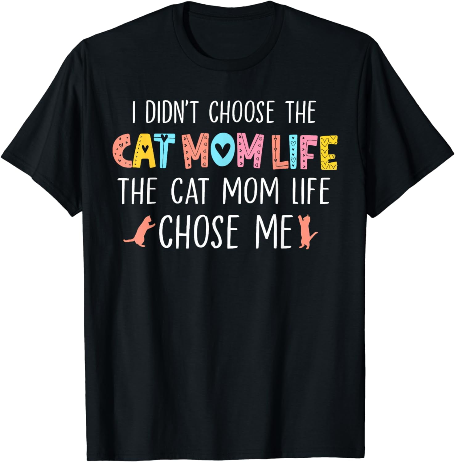 Cat orders mum t shirt