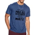 thumbnail image 1 of I Didn't Mean To Push All Your Buttons Men's Graphic Tee with Short Sleeve, Sizes S-2XL, 1 of 8