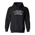 thumbnail image 1 of I Didn't Mean to Push Your Buttons I Was Just Looking For Mute Sarcastic Novelty Gift Idea Adult Humor Funny Men's Hoodies, 1 of 2