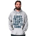 thumbnail image 1 of I Didn't Want to Come Introvert Funny Hoodie Sweatshirt Women Men Brisco Brands 2X, 1 of 6