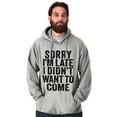thumbnail image 1 of I Didn't Want to Come Introvert Funny Hoodie Sweatshirt Women Men Brisco Brands L, 1 of 6