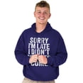 thumbnail image 1 of I Didn't Want to Come Introvert Funny Hoodie Sweatshirt Women Men Brisco Brands X, 1 of 6