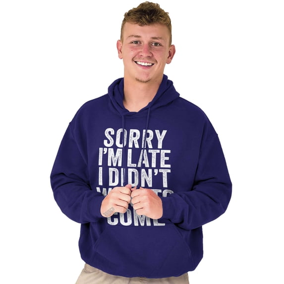 I Didn't Want to Come Introvert Funny Hoodie Sweatshirt Women Men Brisco Brands X