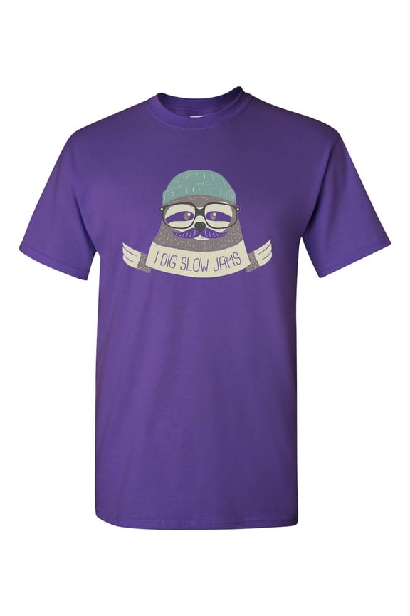 I Dig Slow Jams BeanePod Artworks Art Funny DT Adult T-Shirt Tee