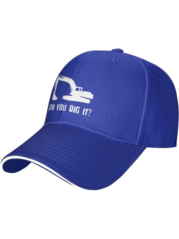 I Dig You Construction Hat for Men Women Adjustable Sandwich Cap Black Dad Hat Outdoors