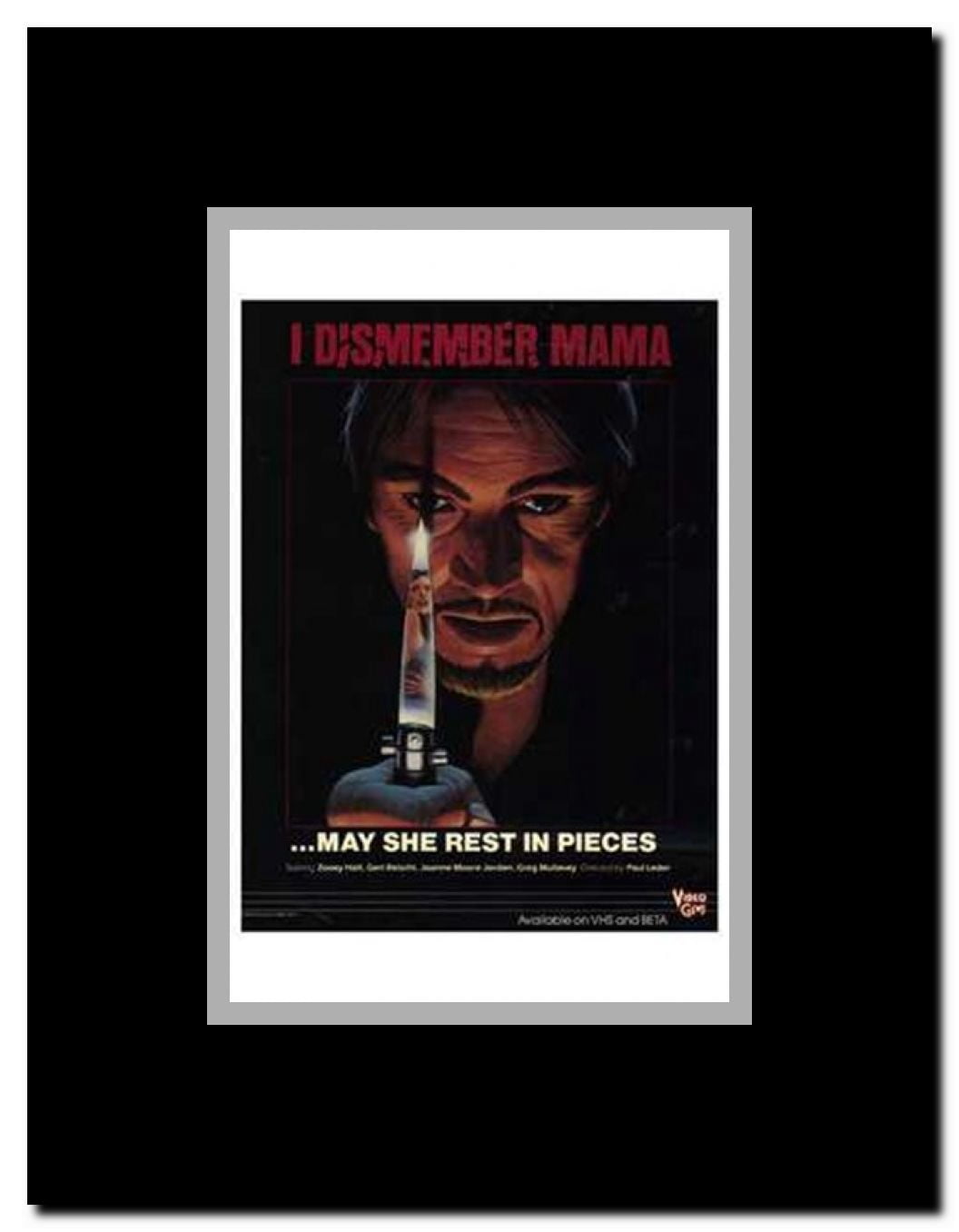 I Dismember Mama Framed Movie Poster