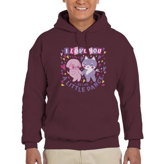 I Do A Little Dance Hoodie Men -Smartprints Designs, Male Medium