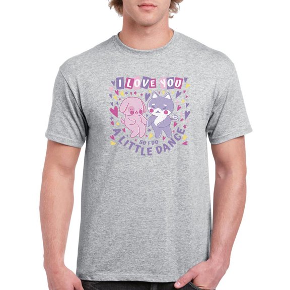 I Do A Little Dance T-Shirt Men -Smartprints Designs, Male 3X-Large