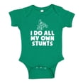 thumbnail image 1 of I Do All My Own Stunts ATV Baby Bodysuit One Piece 24 mo Kelly Green, 1 of 3