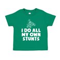 thumbnail image 1 of I Do All My Own Stunts ATV Toddler T-Shirt 2T Kelly Green, 1 of 3