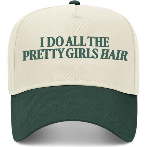 I Do All The Pretty Hair Vintage Trucker Hat Pre_mium Snapback Baseball Hat for Men & Women