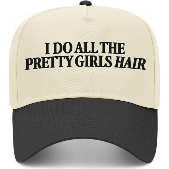 I Do All The Pretty Hair Vintage Trucker Hat Pre_mium Snapback Baseball Hat for Men & Women