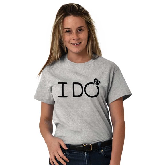 I Do Bridal Squad Bride Bachelorette Women's Plus Size Graphic Tee Brisco Brands 2X
