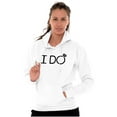 thumbnail image 1 of I Do Bridal Squad Bride Bachelorette Women Plus Size Graphic Pullover Hoodie Brisco Brands 2X, 1 of 4