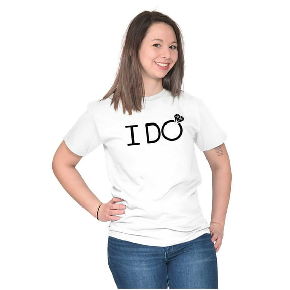 I Do Bridal Squad Bride Bachelorette Women's Graphic T Shirt Tees Brisco Brands S