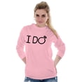 thumbnail image 1 of I Do Bridal Squad Bride Bachelorette Women's Long Sleeve T Shirt Brisco Brands S, 1 of 6