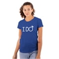 thumbnail image 1 of I Do Bridal Squad Bride Bachelorette Womens Slim Fit Graphic Tee Brisco Brands S, 1 of 5