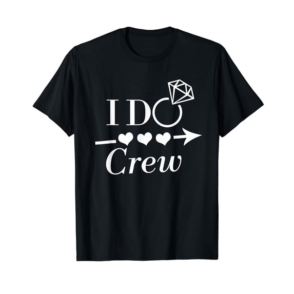 I Do Crew Bachelorette Party Bridal Wedding Matching Group T-Shirt