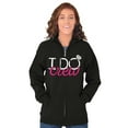 thumbnail image 1 of I Do Crew Funny Bachelorette Party Zip Hoodie Sweatshirt Women Brisco Brands L, 1 of 6