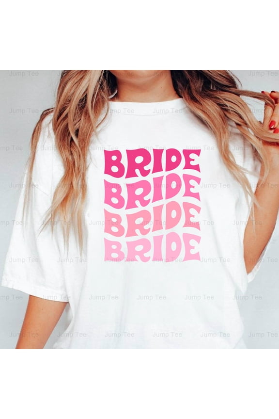 I Do Crew Retro Bachelorette Party Funny Wedding Squad Team Bride Unisex T-Shirt, up to size 5XL