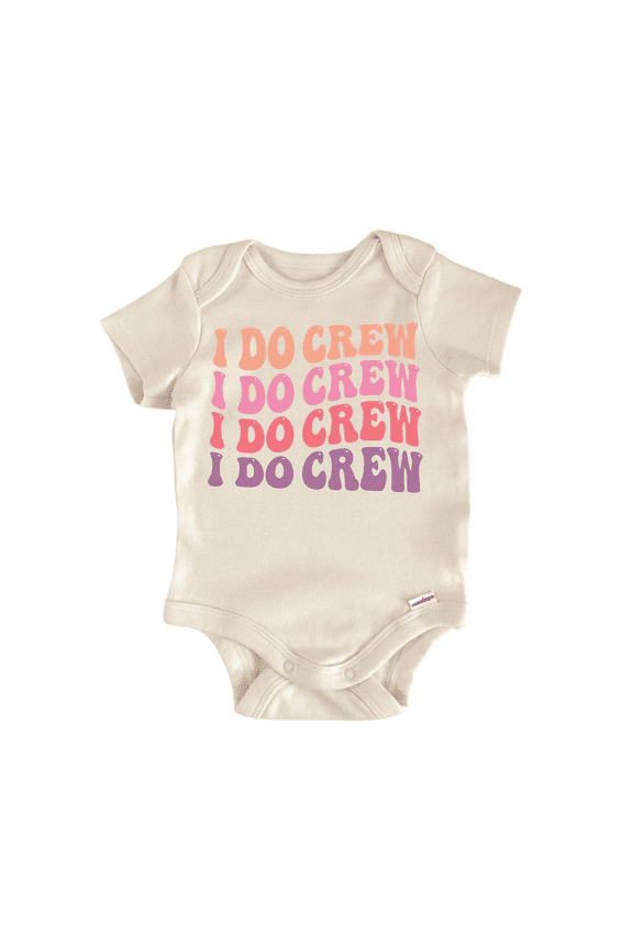 I Do Crew Wedding Newborn Baby Bodysuit