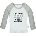 thumbnail image 1 of I Do Enjoy A Good Formula Funny T shirt For Baby, Newborn Babies T-shirts, Infant Tops, 0-24M Kids Graphic Tees Clothing (Long Gray Raglan T-shirt, 18-24 Months), 1 of 4