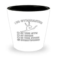 thumbnail image 1 of I Do Gymnastics Everywhere Shot Glass, Unique 1.5oz Mini Glassware for Gymnasts, Ideal Flexibility Gift Athletes and Sports Enthusiasts, 1 of 3