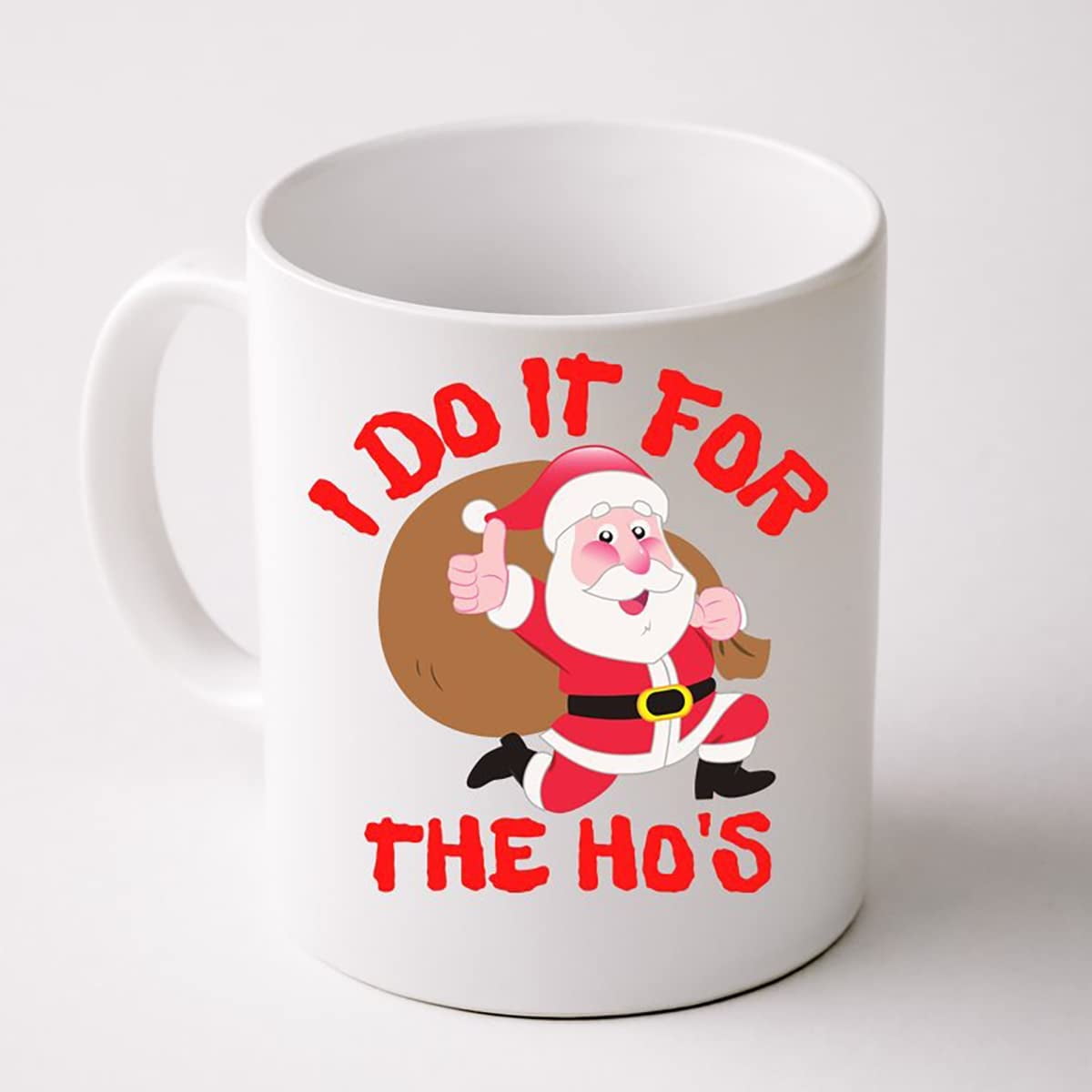 Vintage Santa Sleigh Reindeer Christmas Mug w Decorative Handle by The Love  Mug