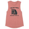 thumbnail image 1 of I Do Not Think Women's Muscle Tank X-Large Desert Pink, 1 of 5