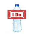 thumbnail image 1 of I Do Party Decoration 15ct Water Bottle Label Stickers, 1 of 1