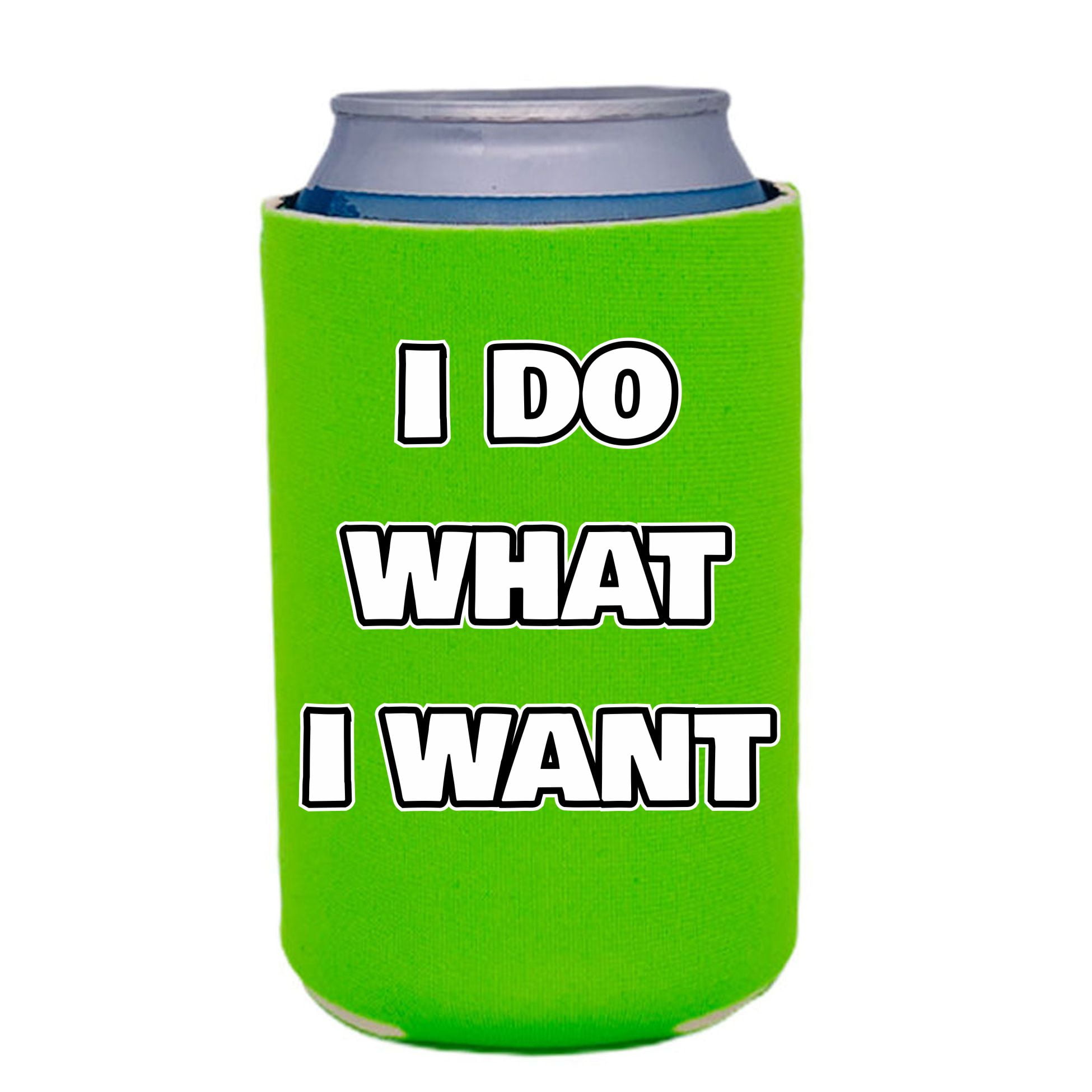 "I Do What I Want" Beer Bottle Koozie (2 Pack) - Neoprene Sleeve, Keeps Beer Cold, Prevents Condensation
