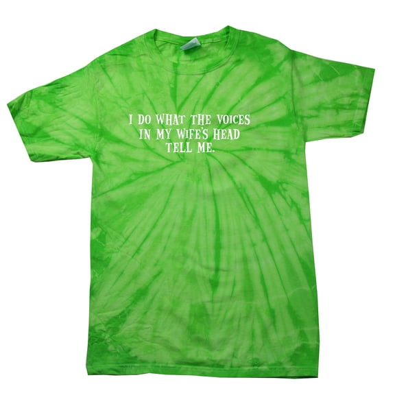 I Do What The Voices in My Wife's Head Tell Me Short Sleeve T-shirt Funny-Limetiedy