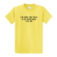 thumbnail image 1 of I Do What The Voices in My Wife's Head Tell Me Short Sleeve T-shirt Funny-Yellow-La, 1 of 4