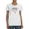 thumbnail image 1 of I Do Yoga To Relieve Stress, Funny Quote Women White T-Shirt, Female Small, 1 of 4