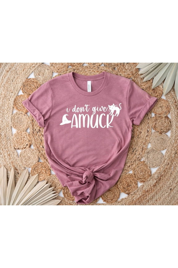 I Don'T Give Amuck Season Shirt, Season Cat Shirt, Spooky Vibes Shirt, Cute Season Tee, Hocus Pocus Shirt