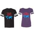 thumbnail image 1 of I Don' T Need Google My Wife knows Everything I 'm Google Matching Couple Cotton Jerseys (Men Black / Women Purple) (Men XXL / Women S), 1 of 3