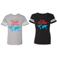 thumbnail image 1 of I Don' T Need Google My Wife knows Everything I 'm Google Matching Couple Cotton Jerseys (Men Heather / Women Black) (Men L / Women XXL), 1 of 3