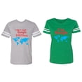 thumbnail image 1 of I Don' T Need Google My Wife knows Everything I 'm Google Matching Couple Cotton Jerseys (Men Heather / Women Green) (Men L / Women XL), 1 of 3
