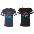 thumbnail image 1 of I Don' T Need Google My Wife knows Everything I 'm Google Matching Couple Cotton Jerseys (Men Navy / Women Black) (Men XXL / Women XL), 1 of 3