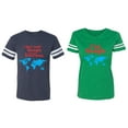 thumbnail image 1 of I Don' T Need Google My Wife knows Everything I 'm Google Matching Couple Cotton Jerseys (Men Navy / Women Green) (Men L / Women M), 1 of 3