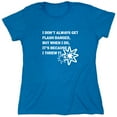 thumbnail image 1 of I Don't Always Get Flash Banged Sarcastic Humor Novelty Funny Women's Casual Tees, 1 of 3