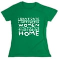 thumbnail image 1 of I Don't Date I Just Foster Woman Until They Find Their Forever Home Sarcastic Humor Novelty Funny Women's Casual Tees, 1 of 3