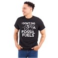 thumbnail image 1 of I Don't Dig Fossil Fuels Earth Day Plus Size Crewneck Graphic Tee Shirt Brisco Brands 2X, 1 of 5