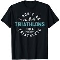 thumbnail image 1 of I Don't Do Triathlons I Do A Triathlete Sports T-Shirt, 1 of 4