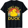 thumbnail image 1 of I Don't Give A Duck Distressed Vintage Rubber Duck T-Shirt, 1 of 5