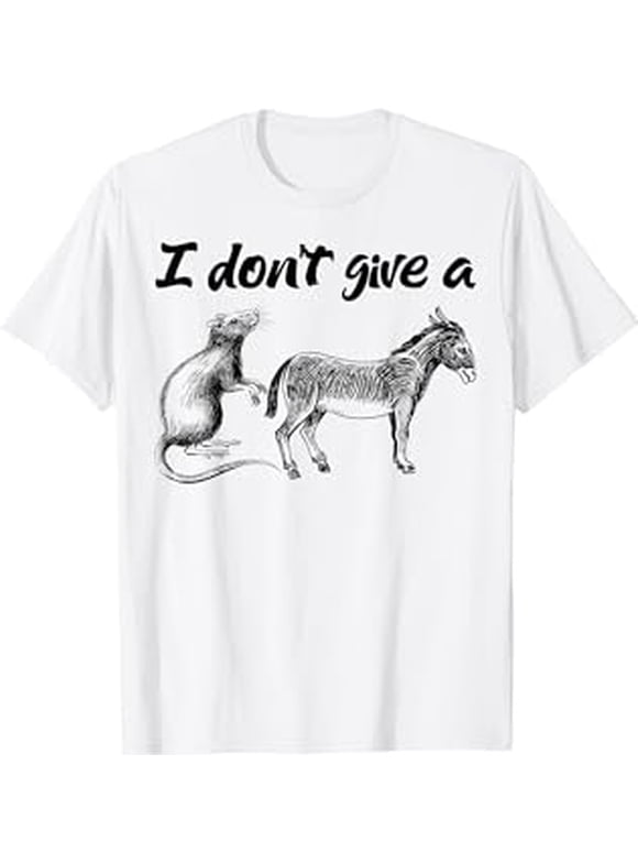 I Don T Give A Rats Donkey Shirt