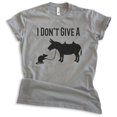 thumbnail image 1 of I Don't Give A Rat's T-shirt, Unisex Women's Men's Shirt, Rat Donkey Clever Witty Saying Pun, Dark Heather Gray, Medium, 1 of 6