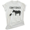 thumbnail image 1 of I Don't Give A Rat's T-shirt, Unisex Women's Men's Shirt, Rat Donkey Clever Witty Saying Pun, Heather Ash, X-Large, 1 of 6