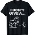 thumbnail image 1 of I Don't Give A Rats Ass Mouse Walking Donkey Funny Humor T-Shirt, 1 of 4