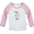 thumbnail image 1 of I Don't Give A Sheep Funny T shirt For Baby, Newborn Babies T-shirts, Infant Tops, 0-24M Kids Graphic Tees Clothing (Long Pink Raglan T-shirt, 6-12 Months), 1 of 4